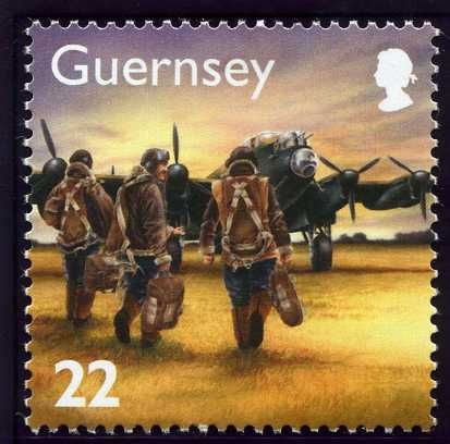 Avro Type 683 Lancaster Bomber and Crew