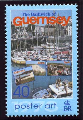 St. Peter Port & Cliffs ("Guernsey-The Charming Channel Isl)