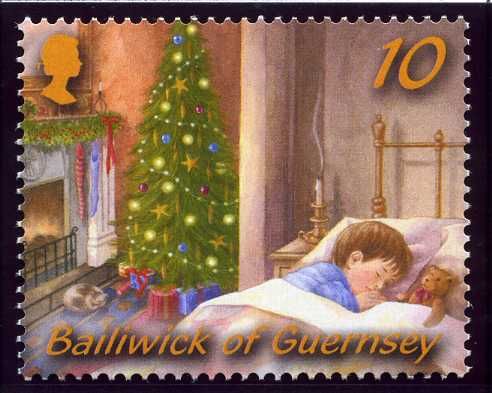 Sleeping Boy and Christmas Tree