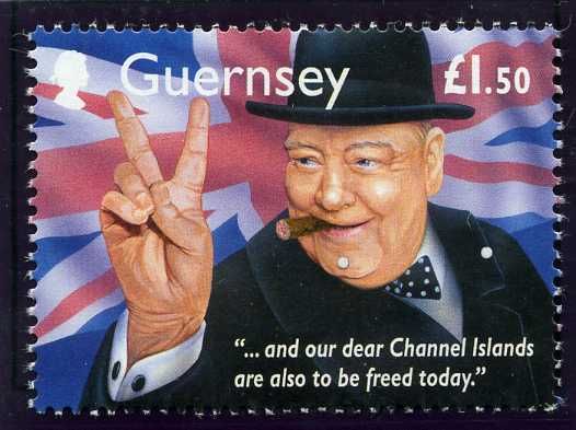 60th Anniv of Liberation - Winston Churchill