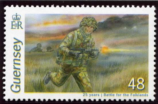 Lt. Col. H. Jones firing Machine Gun