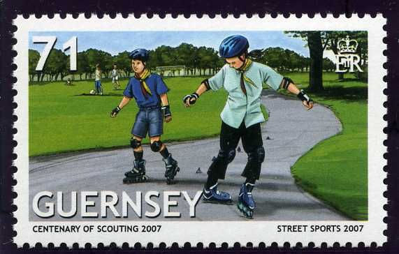 Scouts Roller Blading Cambridge Park St. Peter Port,  2007