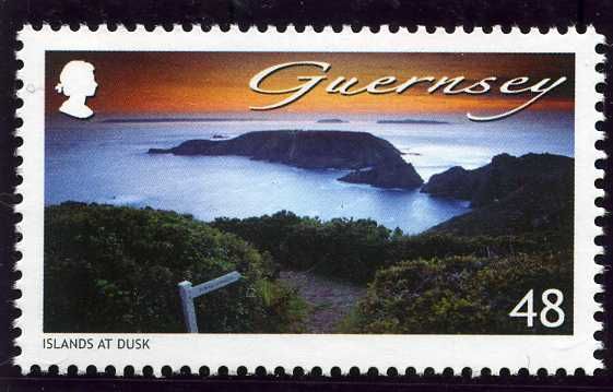 Islands at dusk