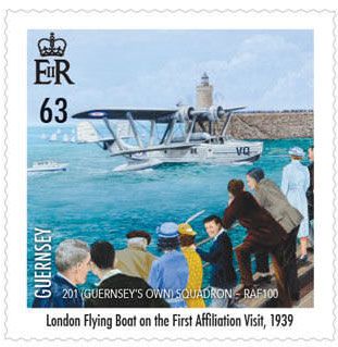 London Flying Boat on the First Affiliation Visit, 1939