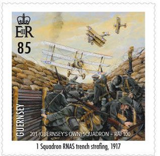 1 Squadron RNAS trench strafing, 1917