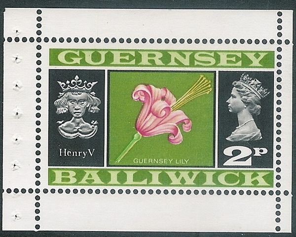 Henry V (1413-1422), Guernsey Lily and Wilding Portrait (bk)