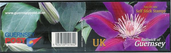Ten UK Rate Self Stick Stamps (booklet)