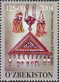 Pendant and Earrings (Tashkent 19th c.)