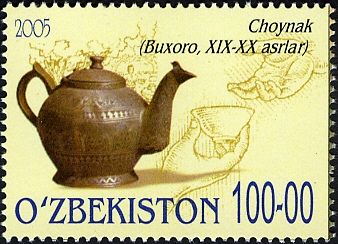 Teapot with Carved Body and Squared Spout (XIX-XX c.)