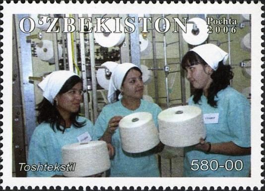 Women Holding Spools