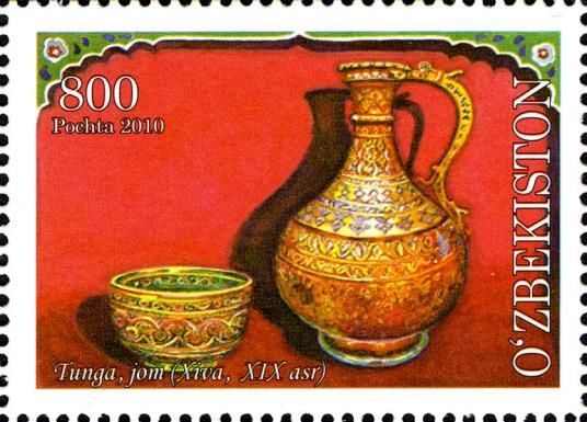 Bowl and Jug, XIX c