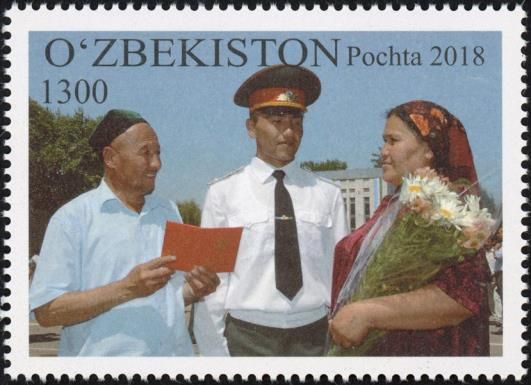 Serviceman and Parents