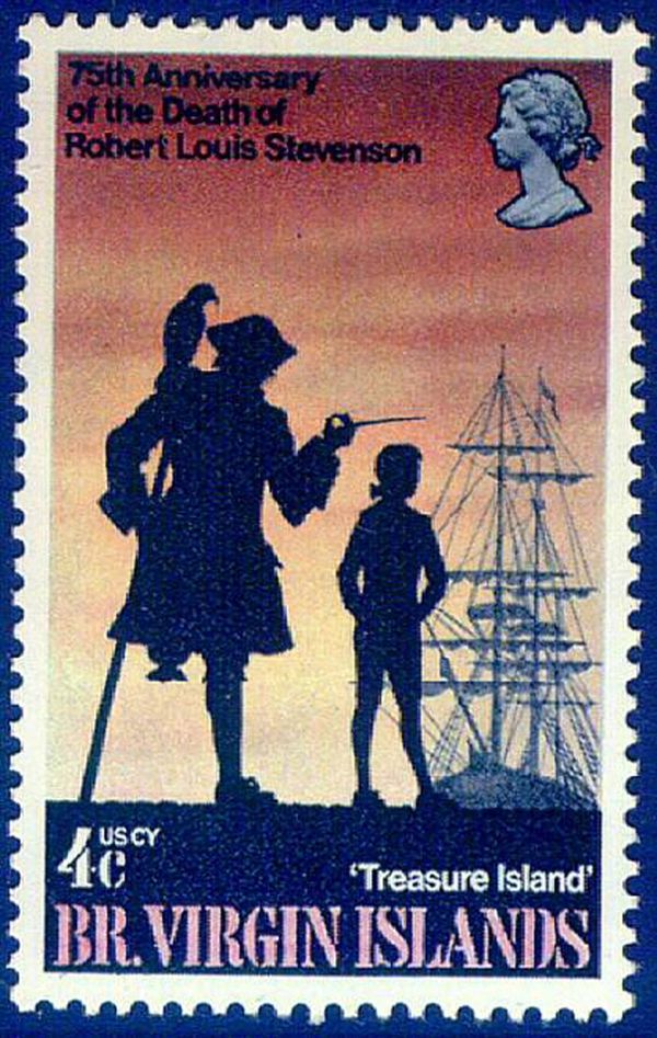 Long John Silver and Jim Hawkins