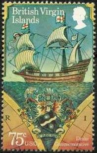 'Golden Hind' and Coat of Arms