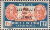 Admiral de Bougainville and Count de La Pèrouse overprint