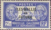 Admiral de Bougainville and Count de La Pèrouse overprint
