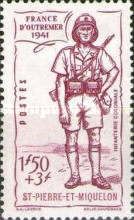 Colonial Infantryman overprinted