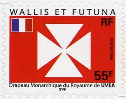 Monarchical flag of the Kingdom of Uvea