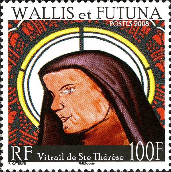 St Theresa, Window of the Church of Lano
