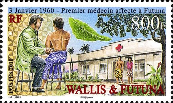 50th anniversary of the arrival of the first doctor Futuna
