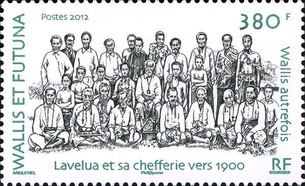 Lavelua and it's Chefferie around 1900