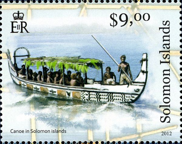 Canoe in Solomon Islands