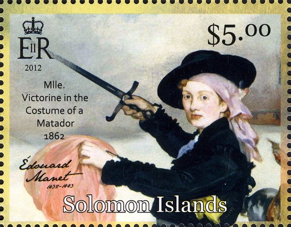 Mademoiselle Victorine in the Costume of a Matador (1862)