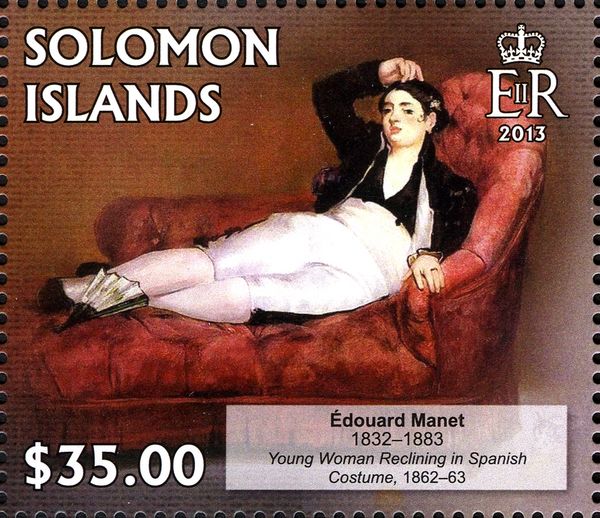 Young Woman Reclining in Spanish Costume (1862-63)