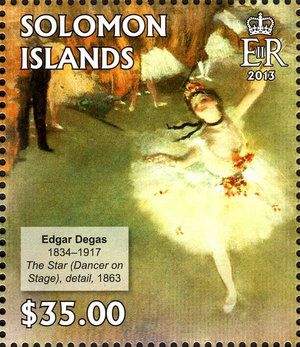 The Star (Dancer on Stage) (1863)