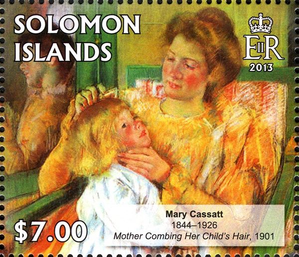 Mother combing her Child's Hair (1901)