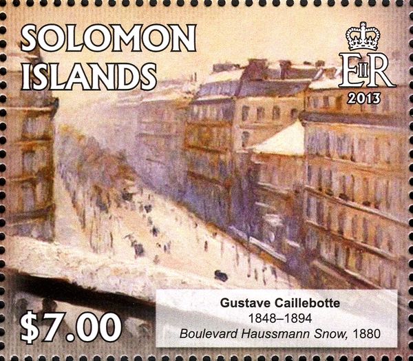 Boulevard Haussmann Snow (1880)