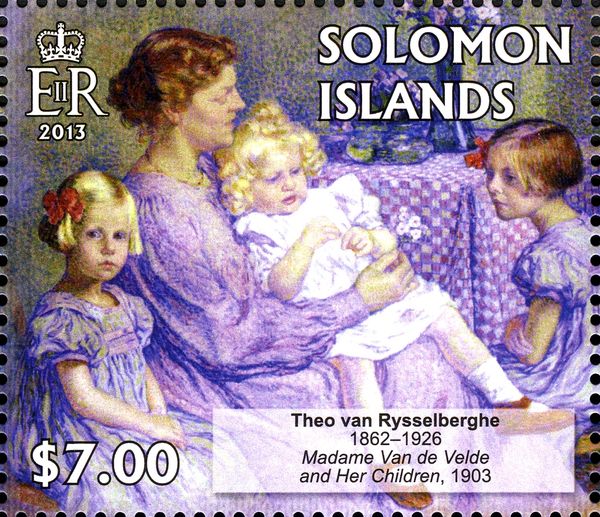 Madame van de Velde and her Children (1903)