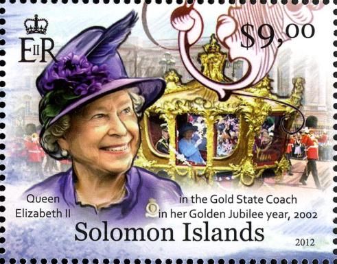Queen Elizabeth II in the Gold State Coach