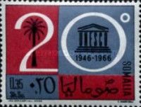 Palm Tree and Emblem of UNESCO