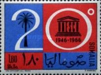 Palm Tree and Emblem of UNESCO