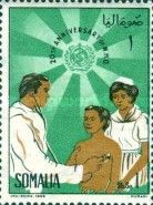 Physician Examining Boy, Nurse