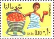 Woman and Basket with Oranges