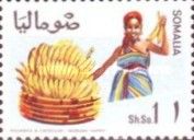 Woman and Basket with Bananas