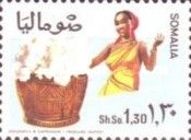 Woman and Basket with Cotton Bolls