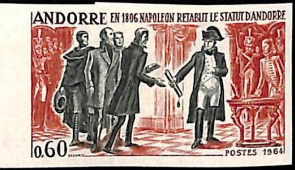 Napoleon passes the reinstatement of the statutes of Andorra
