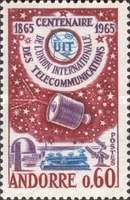 ITU emblem, satellite, ground station, telegraph key