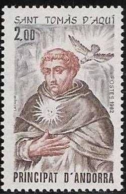 St. Thomas Aquinas (1225-1274), theologian and philosopher