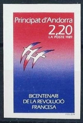 Peace Dove in the French national colors
