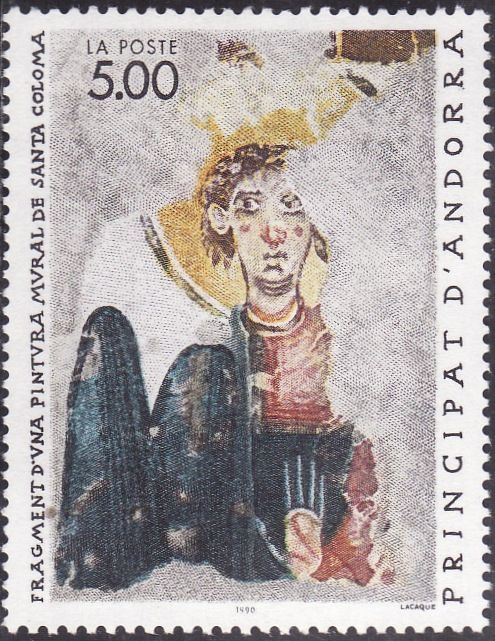 Fresco in Santa Coloma church