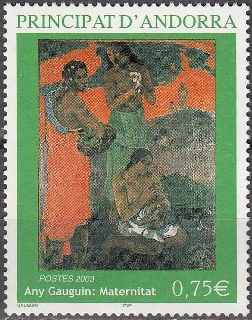 Maternité au bord de la Mer by Gauguin