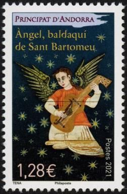 Angel from Baldachine of Sant Bartomeu