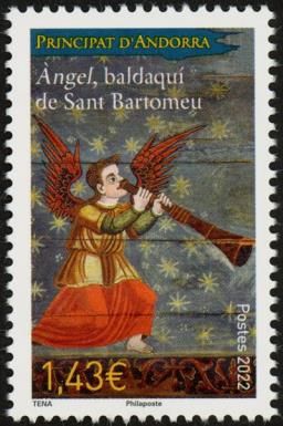 Christmas 2022 : Angel from Chapel of St Bartholomew