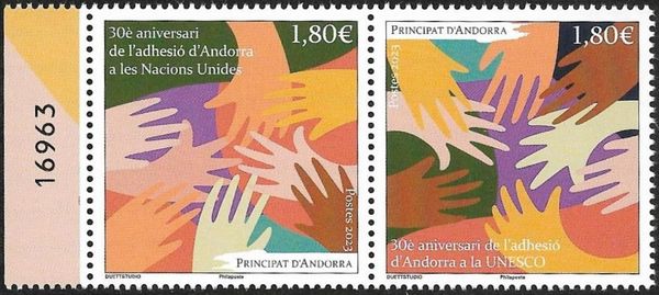 Entry of Andorra to UN and UNESCO, 30 Years