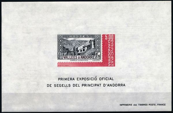 First Andorran Stamp Expo