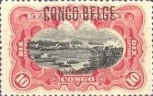 Stanley Falls typographic overprint "CONGO BELGE"